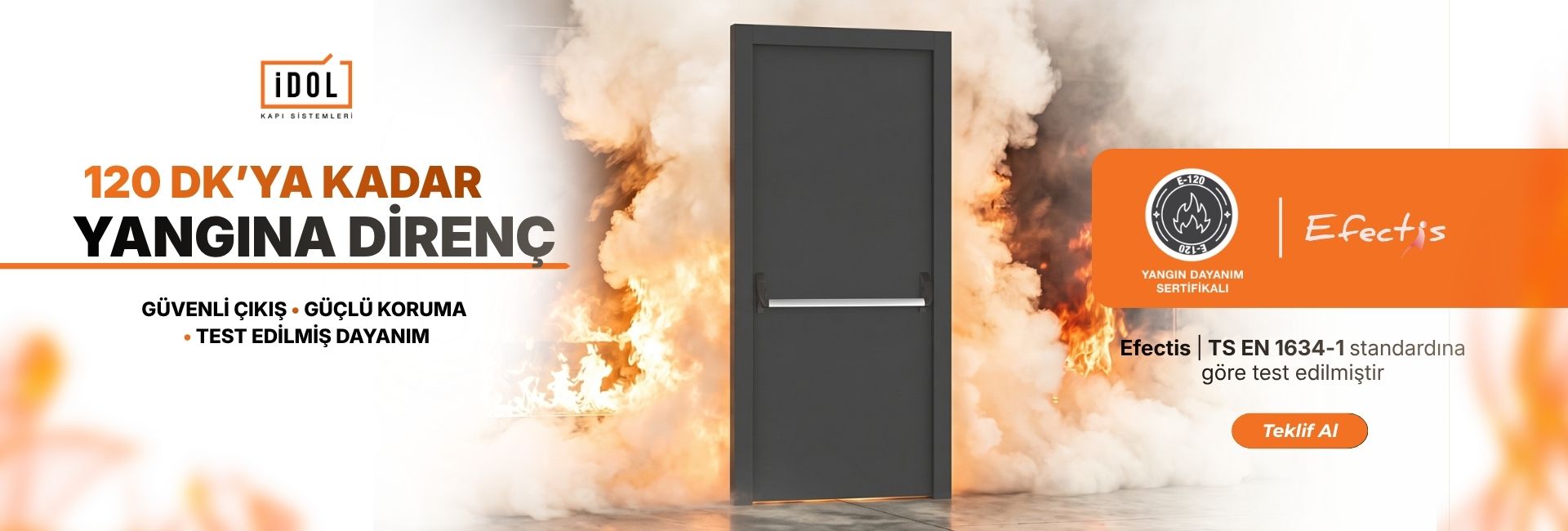 Fire Resistance of Up to 120 Minutes
